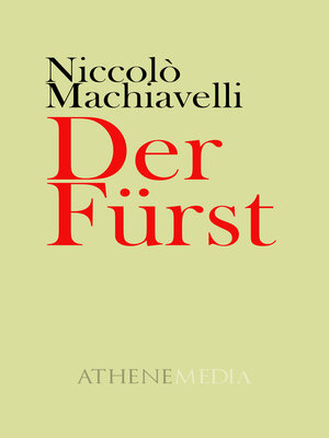 cover image of Der Fürst